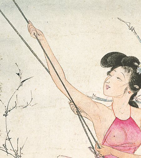 嵩县-胡也佛的仕女画和最知名的金瓶梅秘戏图
